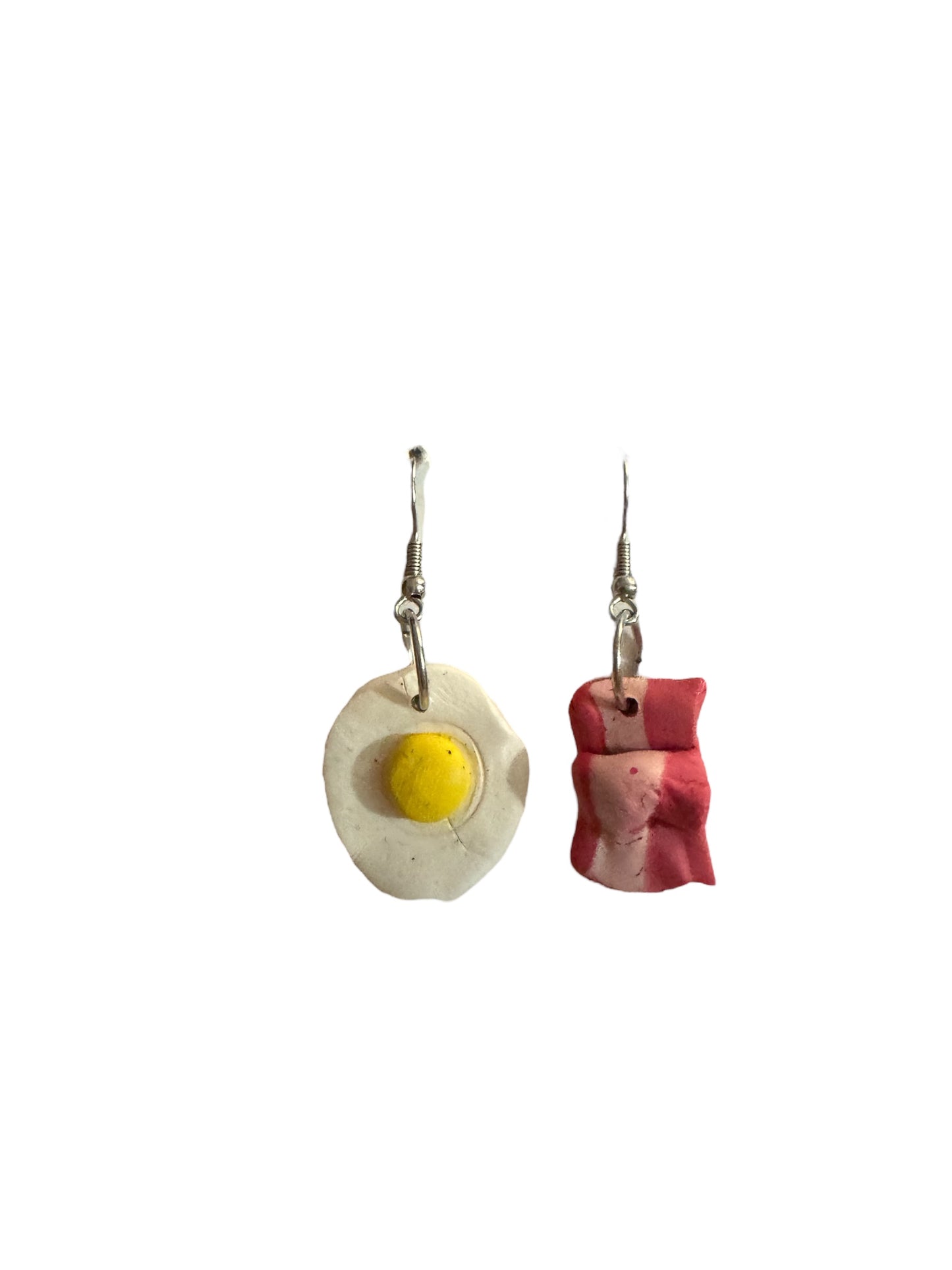 Eggs and Bacey Dangle Earrings