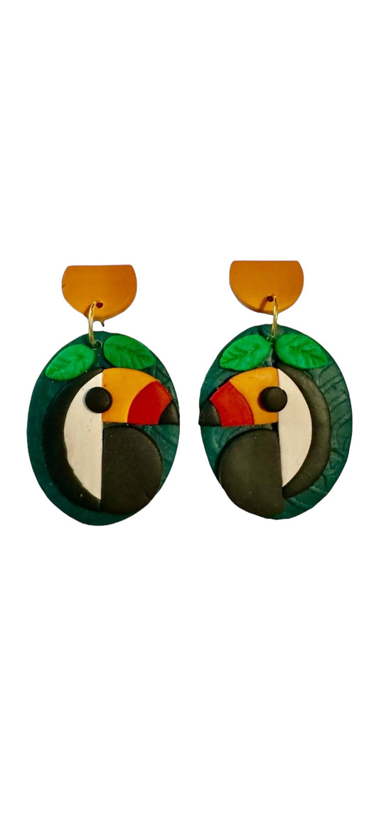 Toucan Dangle Earrings