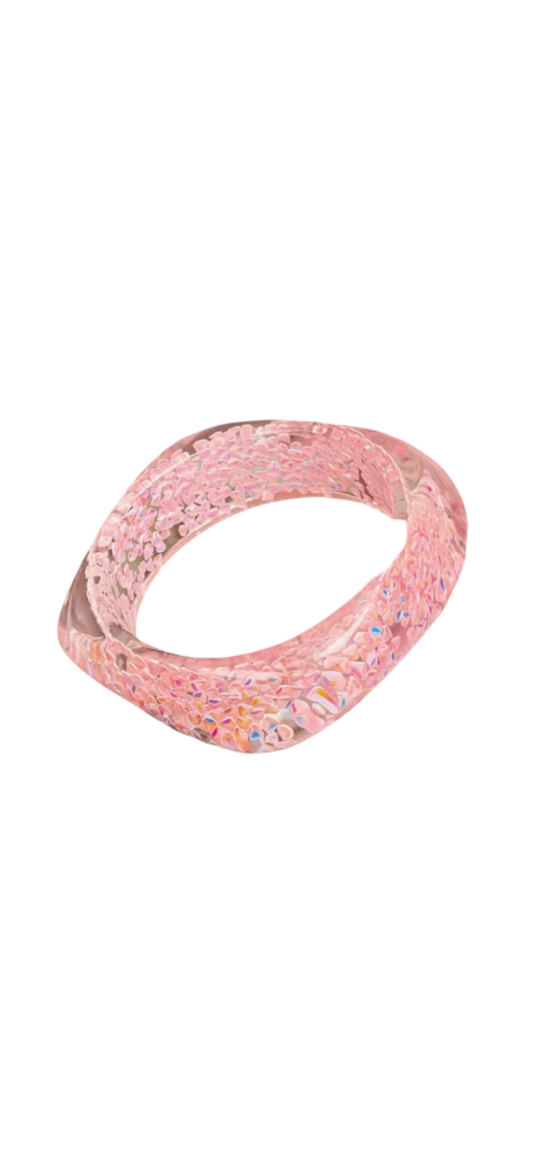Glitter Acrylic Bangle