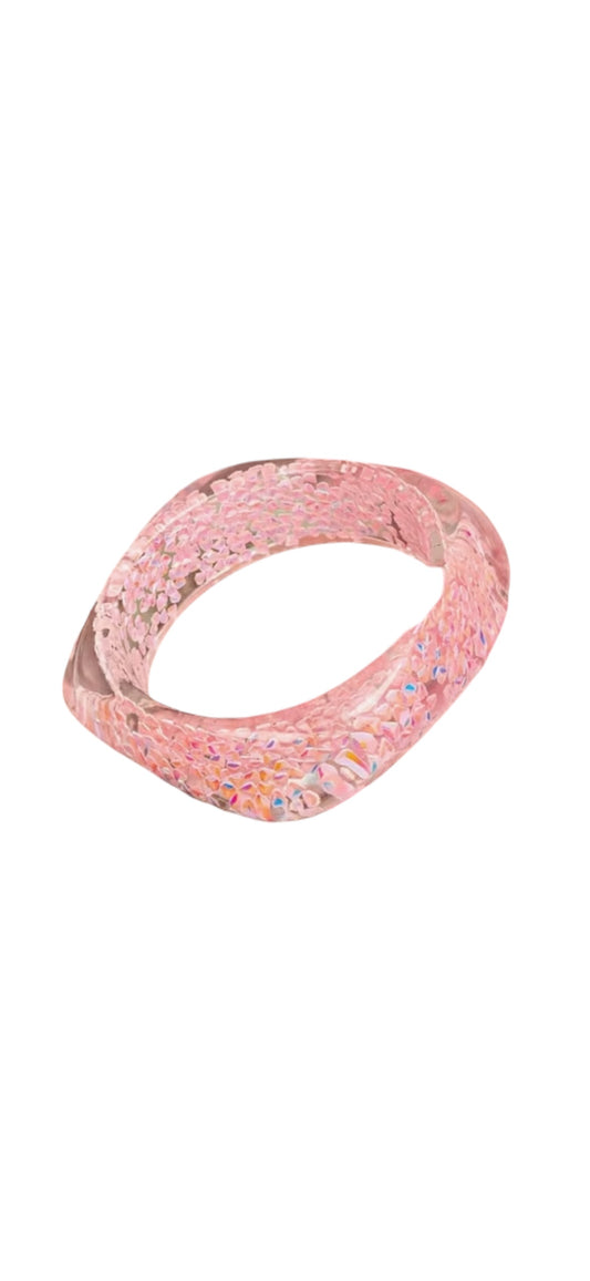 Glitter Acrylic Bangle