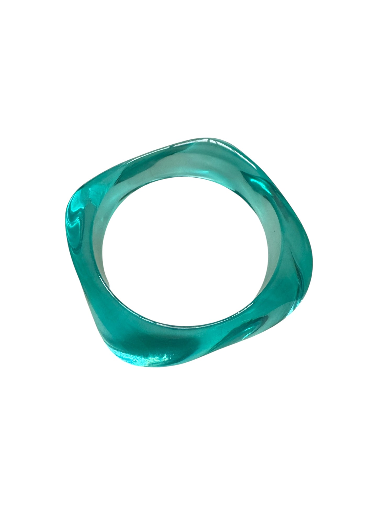 Irregular Resin Bangle - Small
