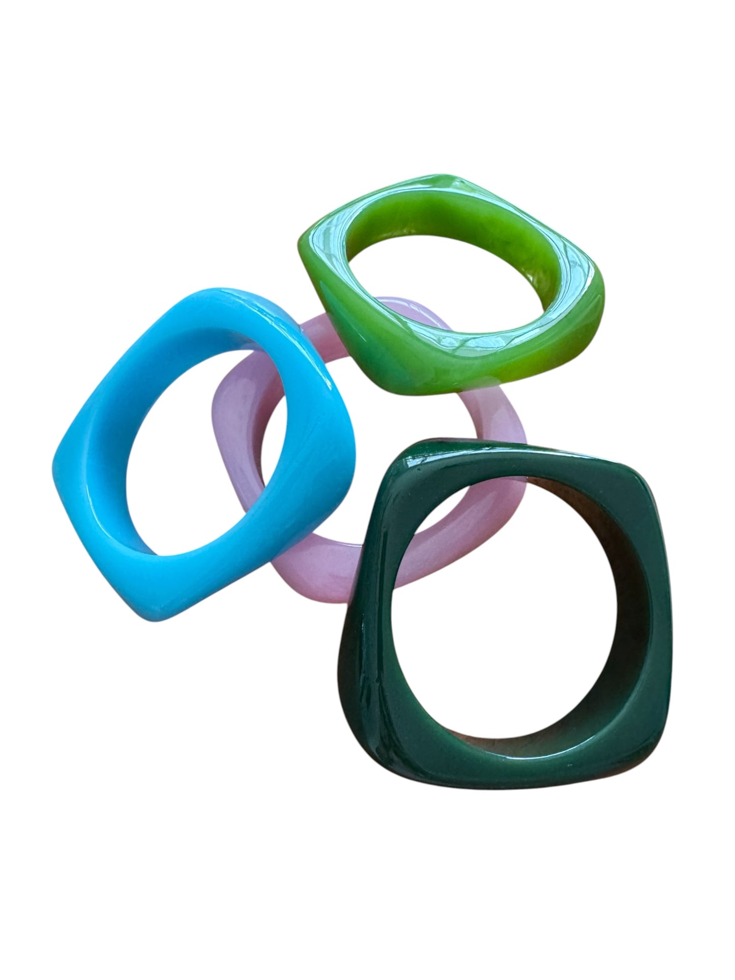 Irregular Resin Bangle - Small