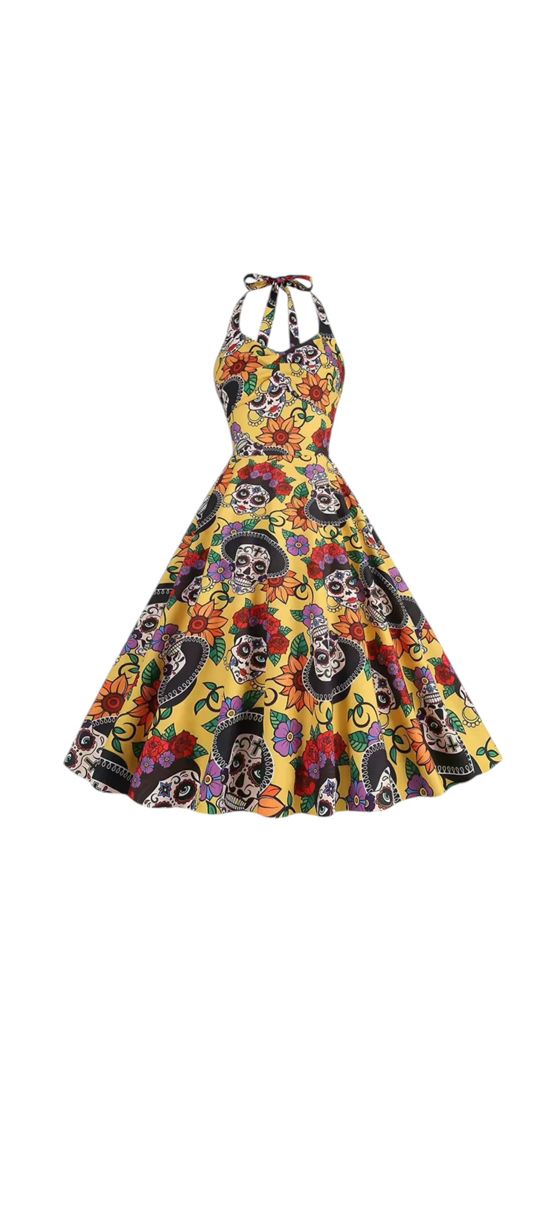 De Los Muertos Dress