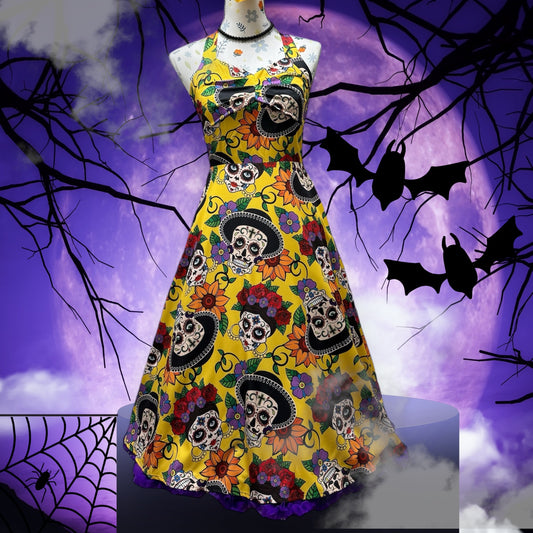 De Los Muertos Dress