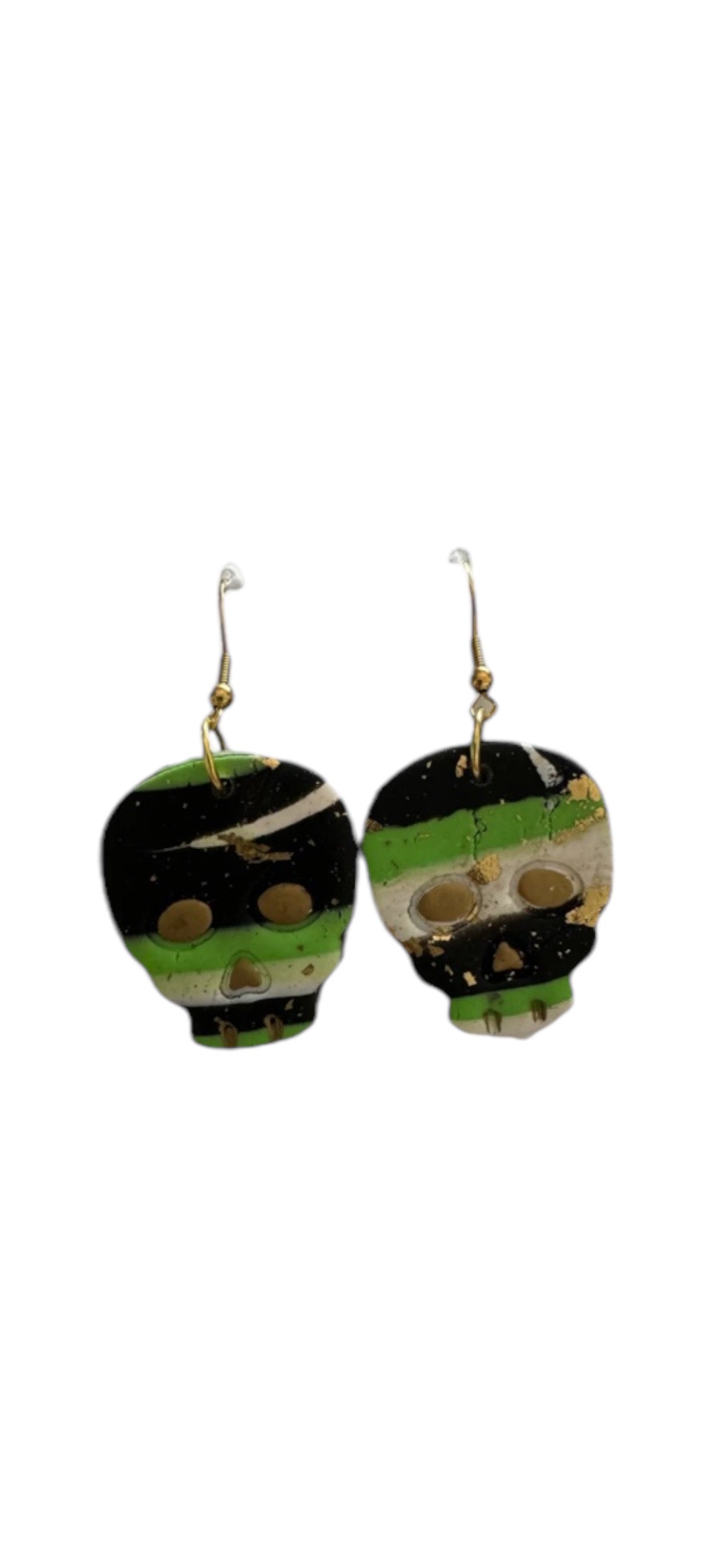 Lime Crime Skull Dangle Earrings