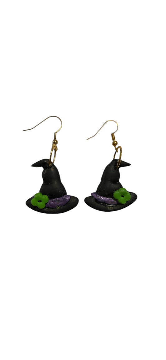 Witches Hat Dangle Earrings