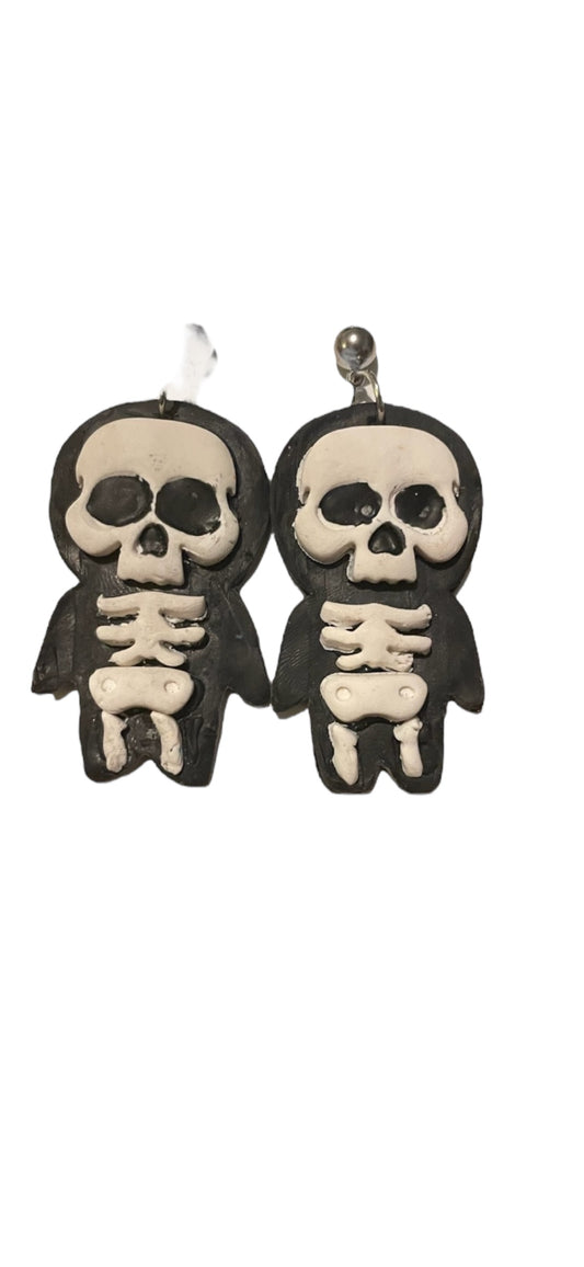 Skeleton Friends Dangle Earrings