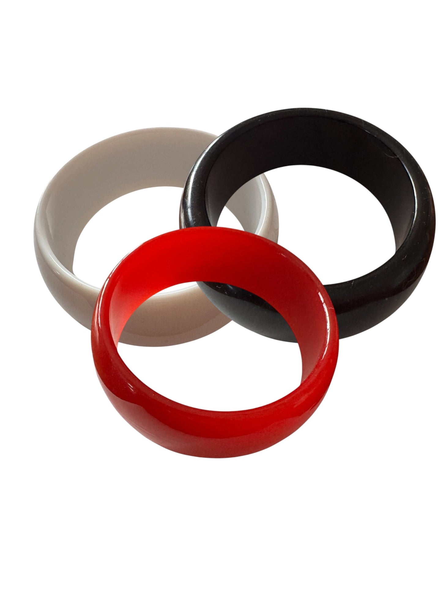 Retro Basics Acrylic Bangle - 3cm