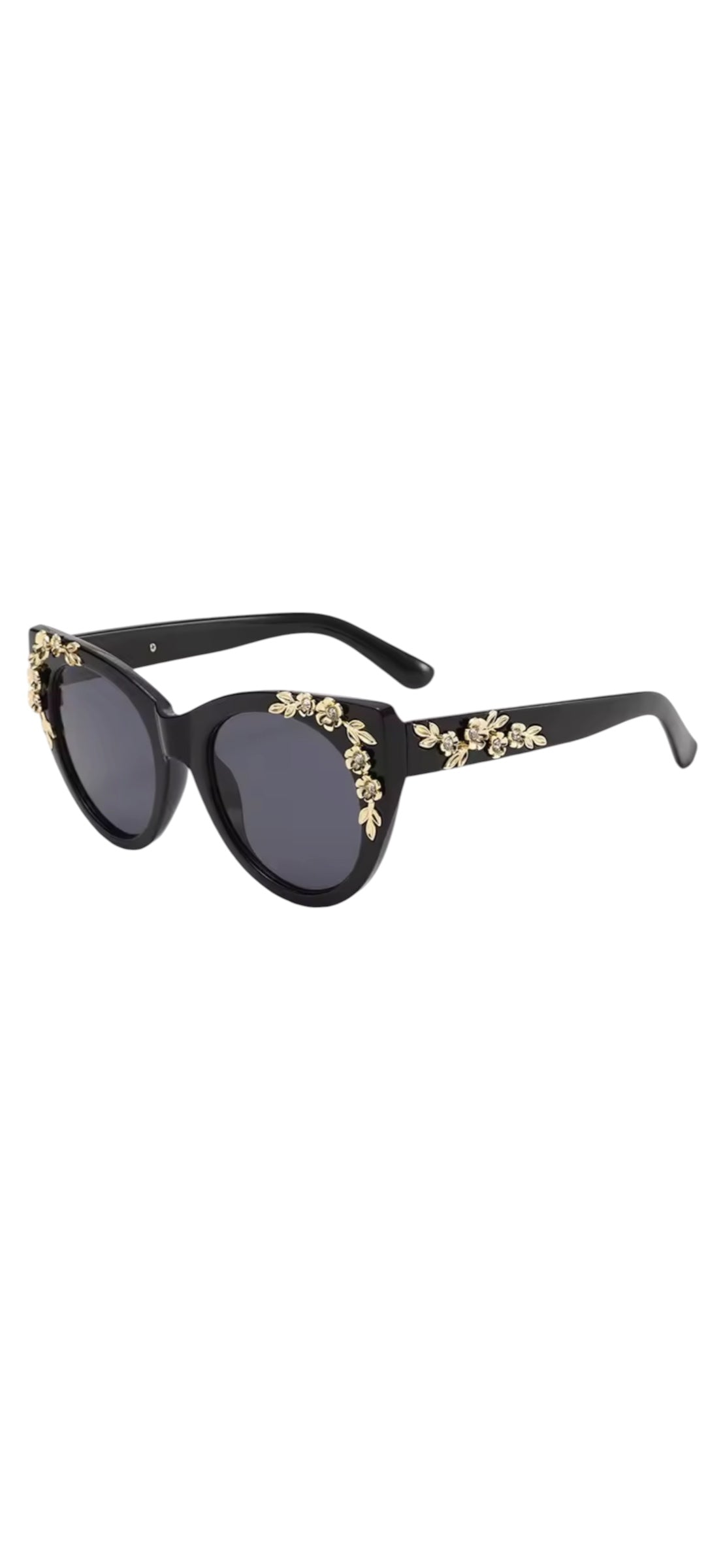 Floral Cats Eye Sunglasses