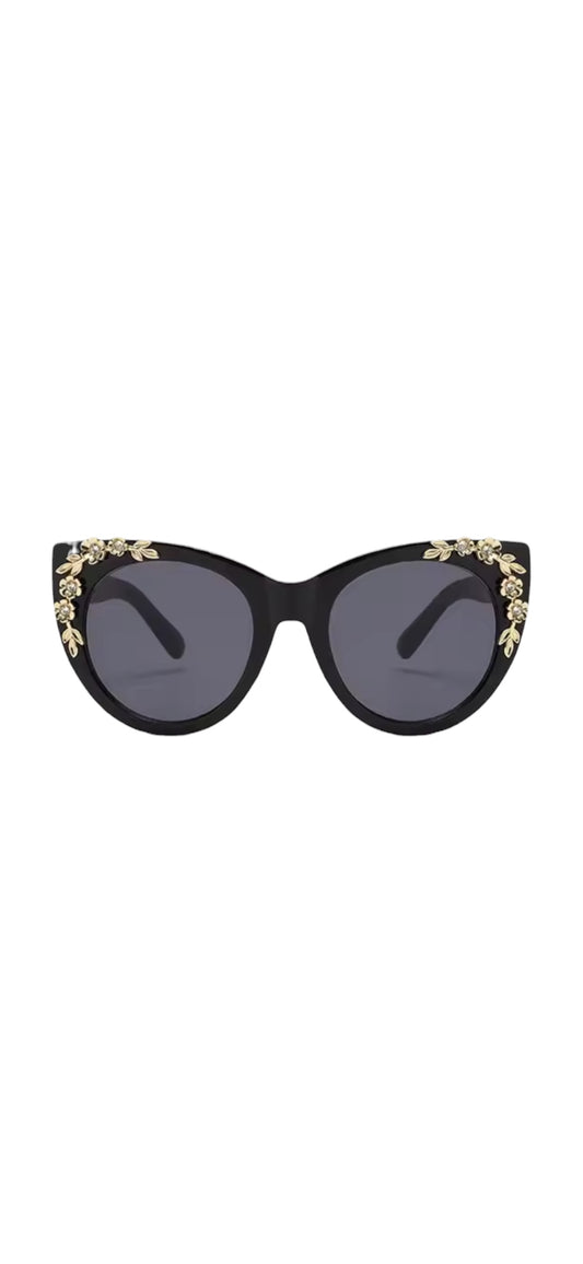 Floral Cats Eye Sunglasses