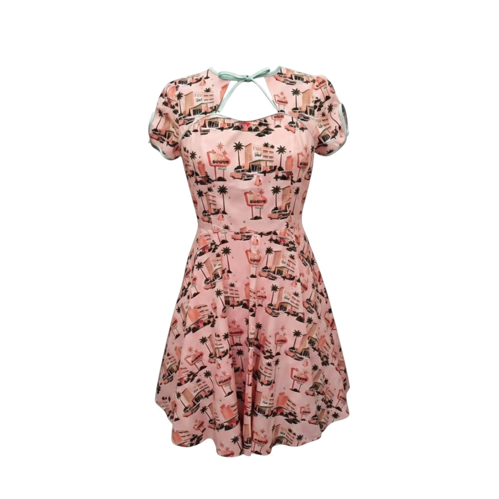 Pink Hotel Swing Dress *Pre-Order-Arriving Mid August*