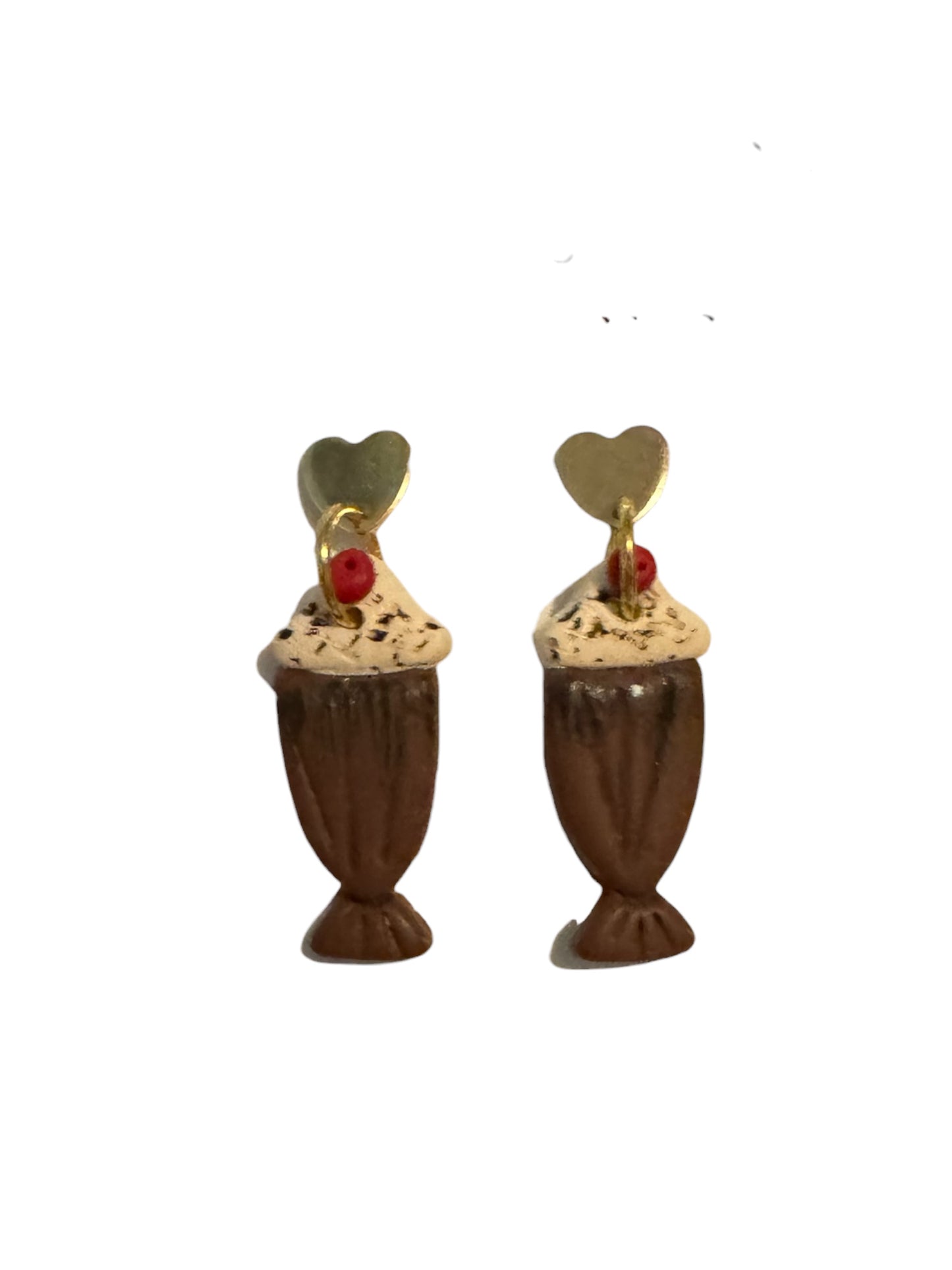 1950’s Milkshake Dangle Earrings - Chocolate