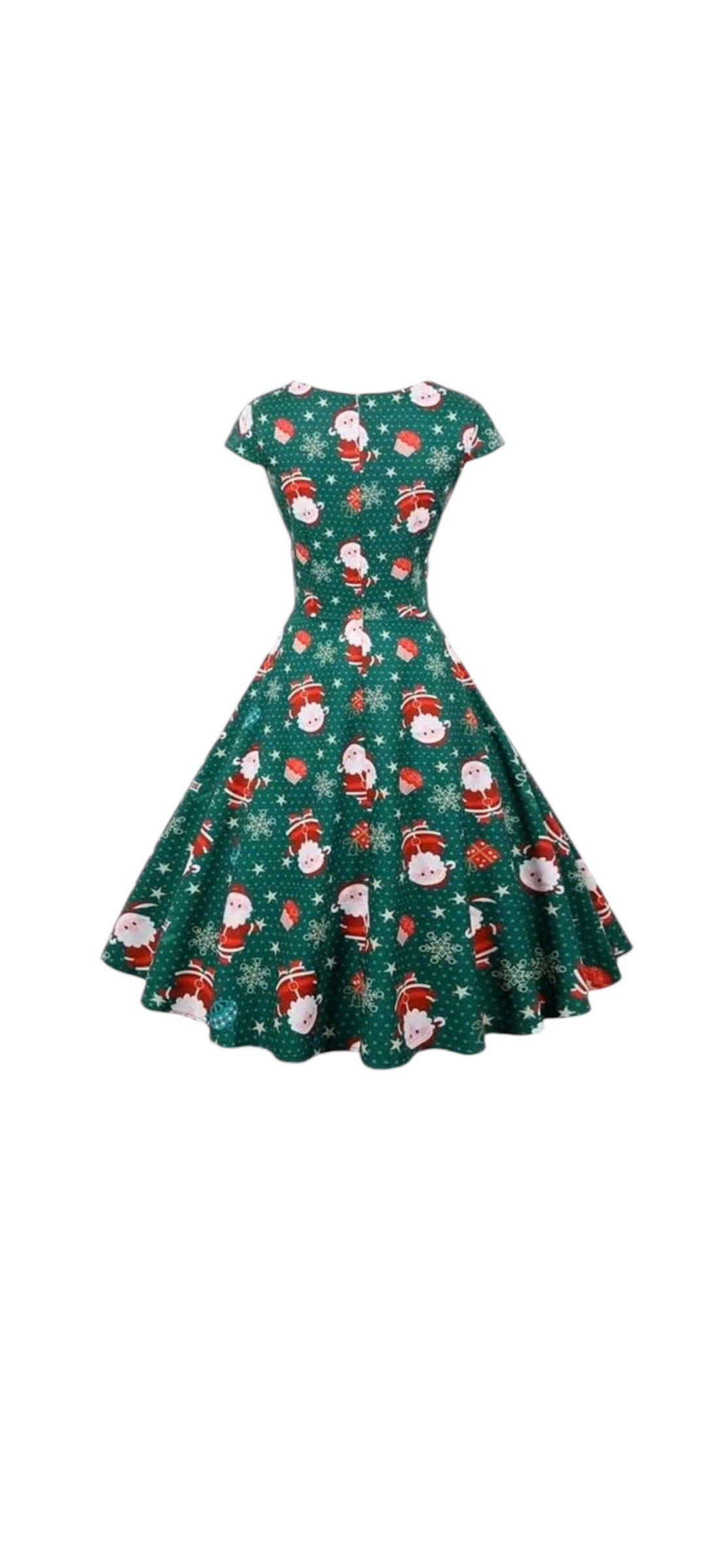 Christmas Santa Baby Dress - Green
