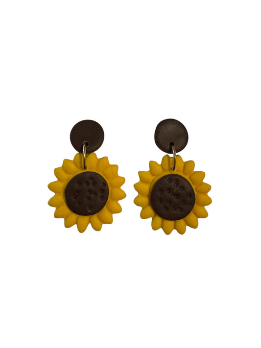 Sunflower Dangle Earrings