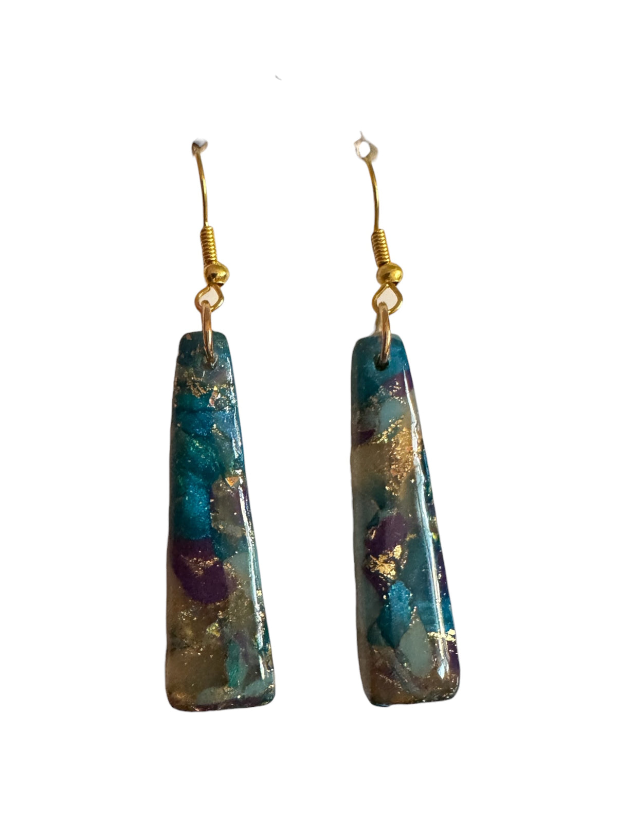 *NEW* Cosmic Peacock Column Dangle Earrings