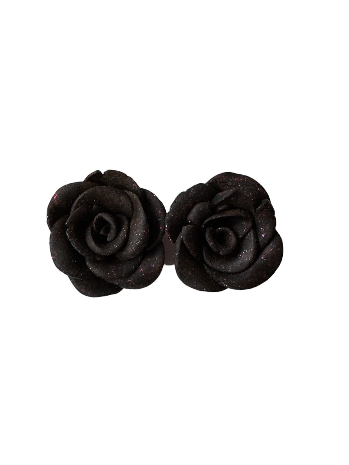 *NEW* Handcrafted Rose Studs - Goth