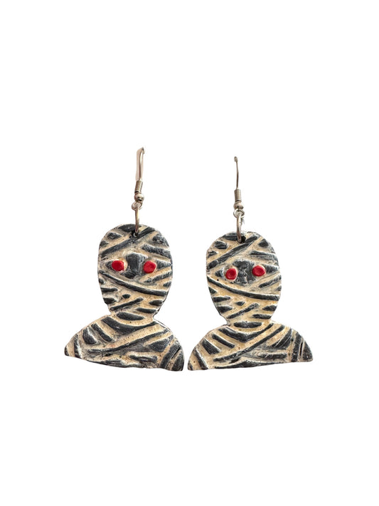 Mummy Dangle Earrings