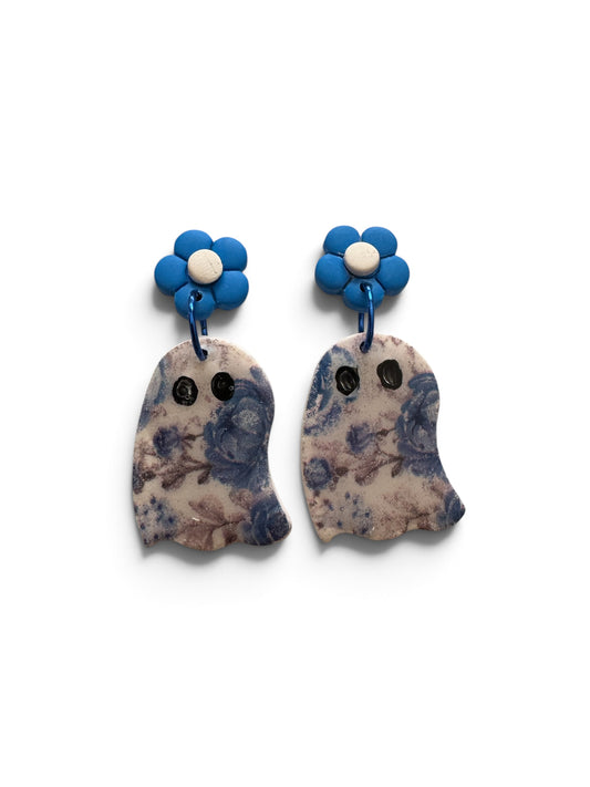 *NEW* Porcelain Phantom Dangle Earrings