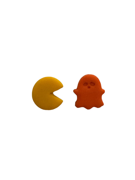 Pac and Ghosty Mini Studs