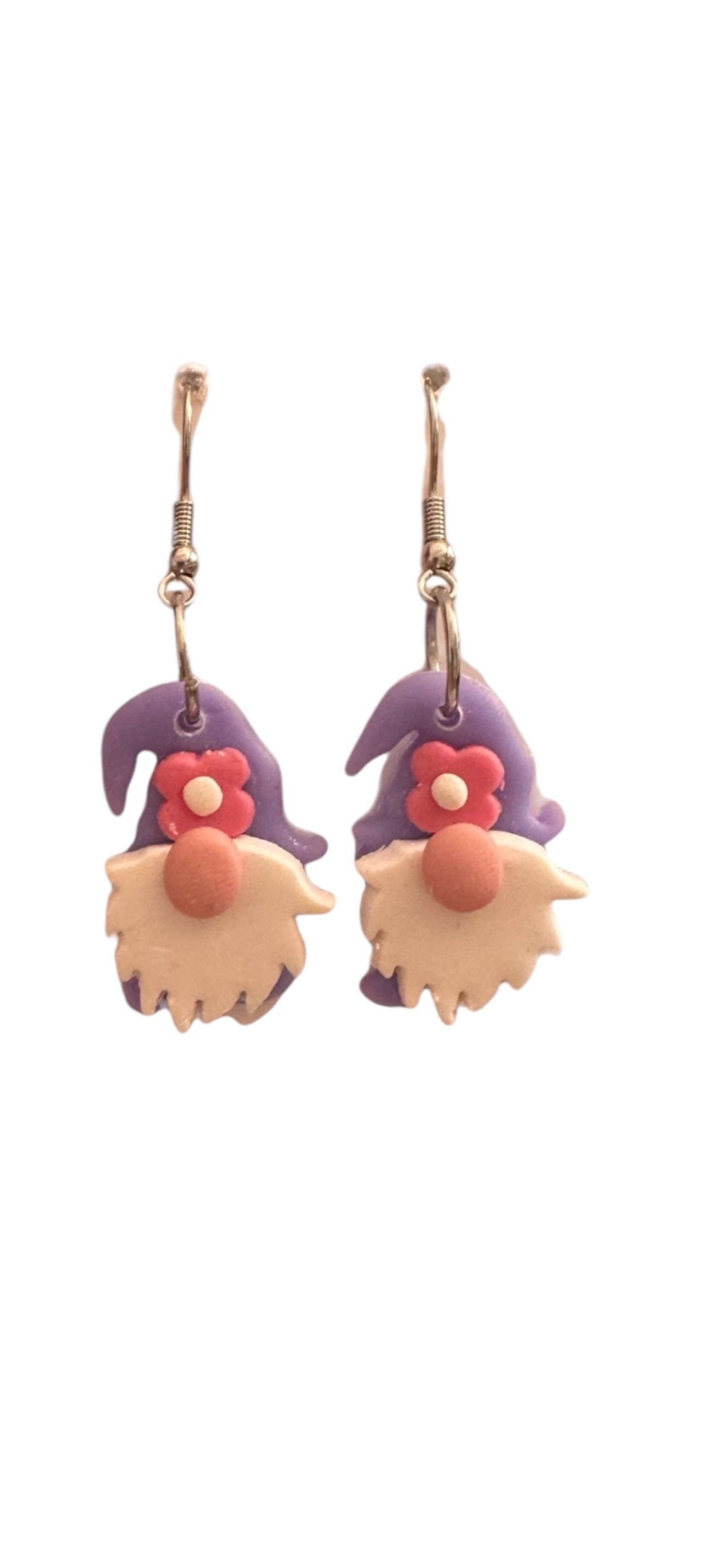 Gnome Dangle Earrings - Flower Power