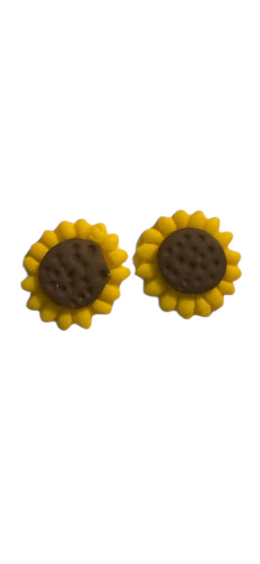 Sunflower Statement Studs