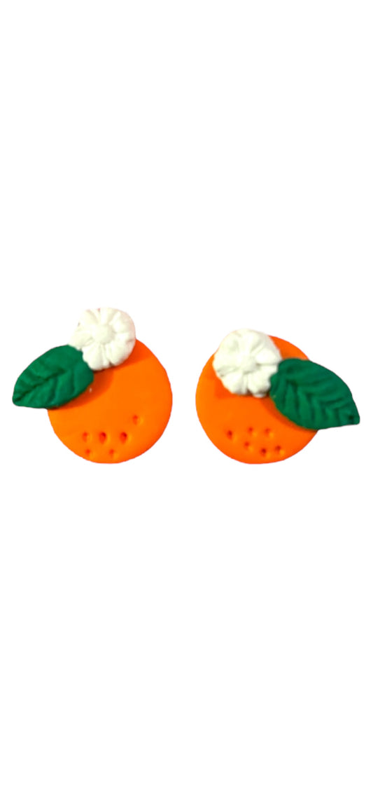 Orange Blossom Statement Studs