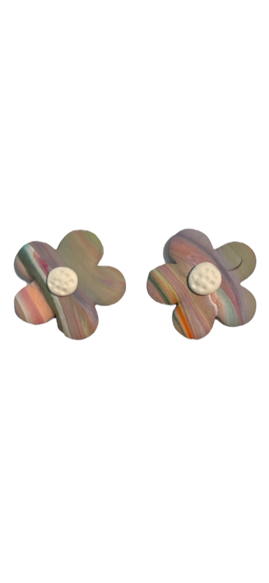 Flower Power Studs - Rainbow