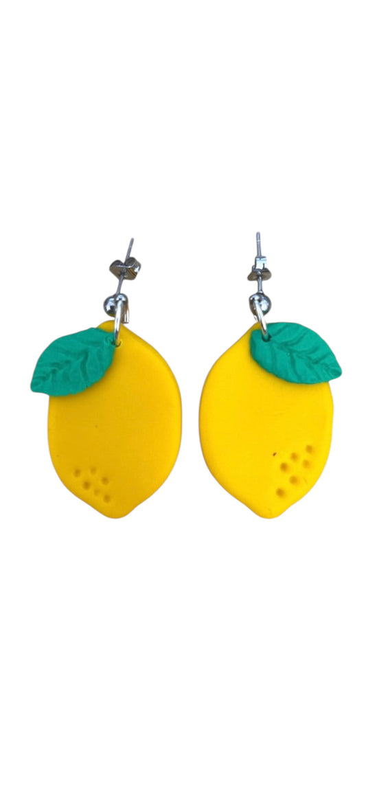 Lemon Dangle Earrings