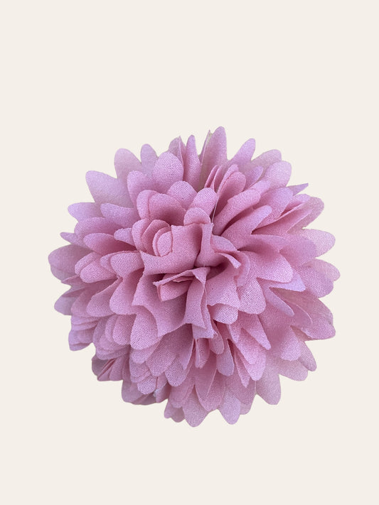 Dahlia Hair Flower - Dusty Pink