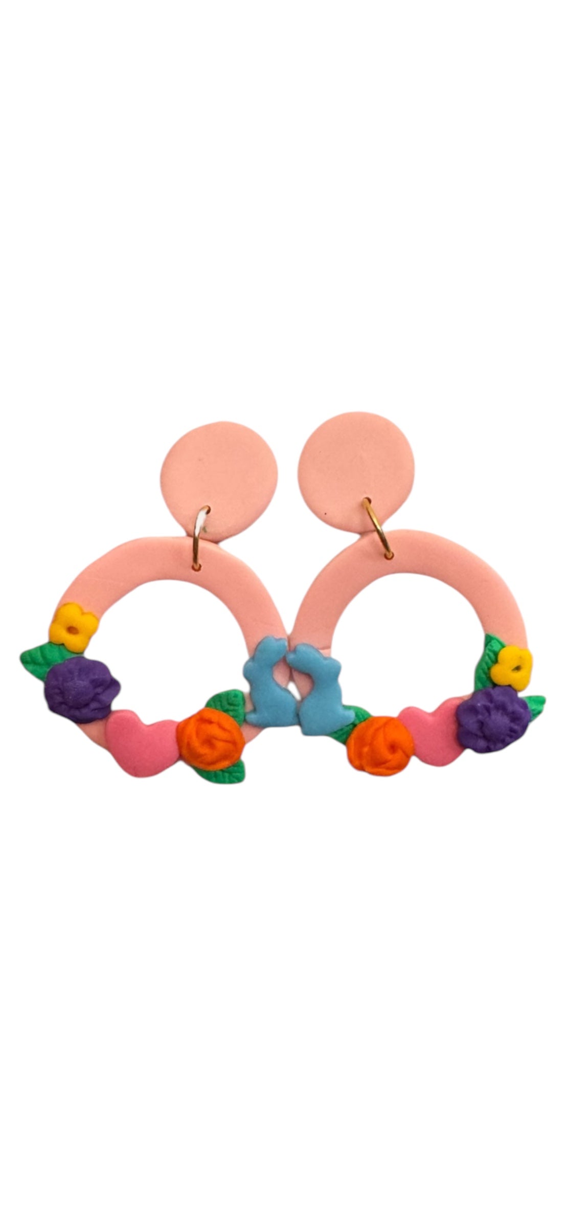 Easter Loop Dangle Earrings