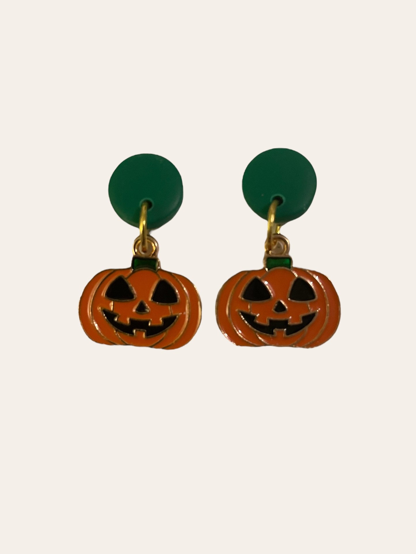 Pumpkin Dangle Earrings