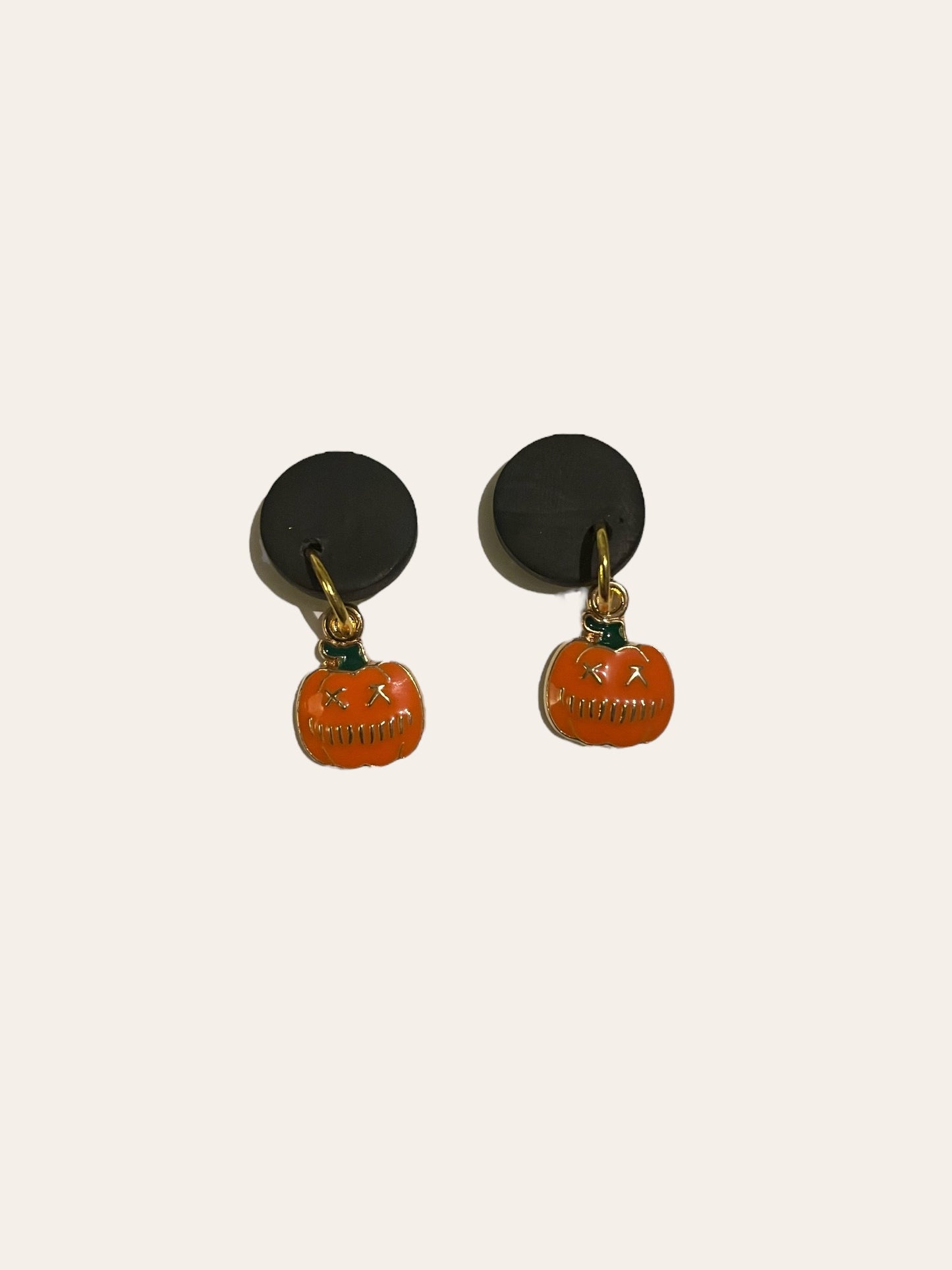 Spooky Little Pumpkin Dangle Earrings