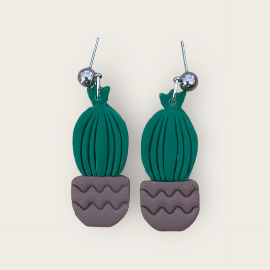 Balloon Cactus Dangle Earrings