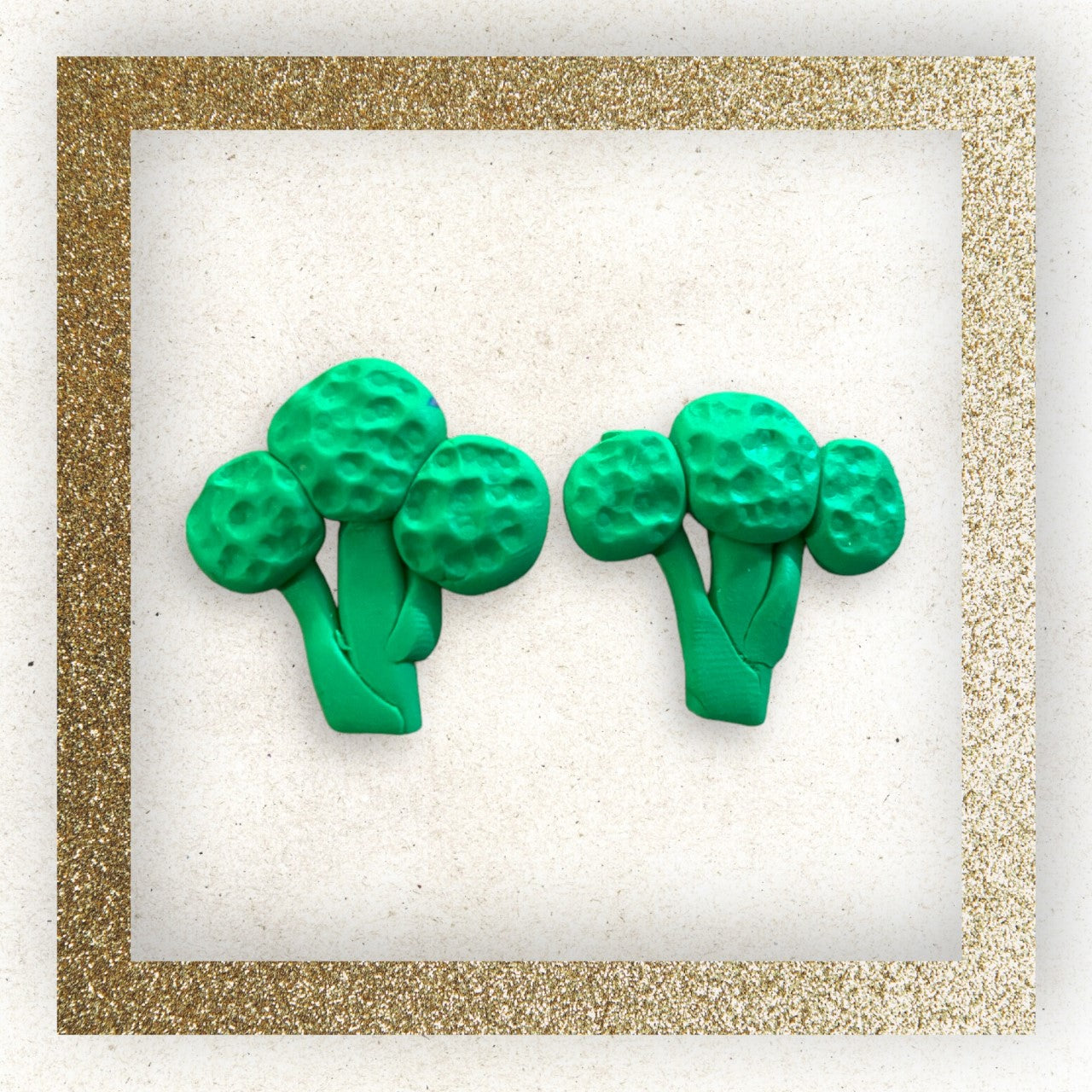 Broccoli Statement Studs