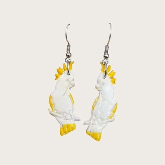 Cockatoo Dangle Earrings