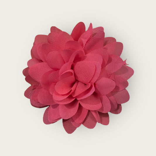 Dahlia Flower Hair Clip - Fuchsia