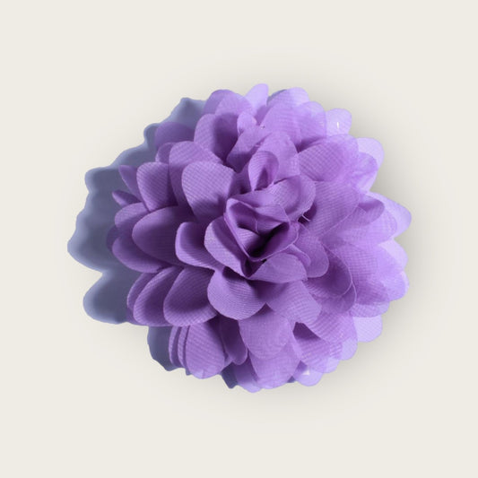 Dahlia Flower Hair Clip - Lavender