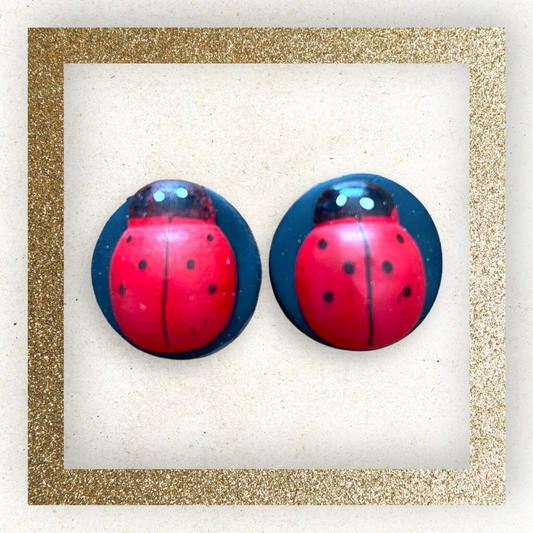 Ladybug Stud - Medium