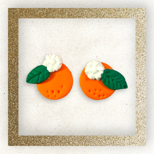 Orange Blossom Statement Studs